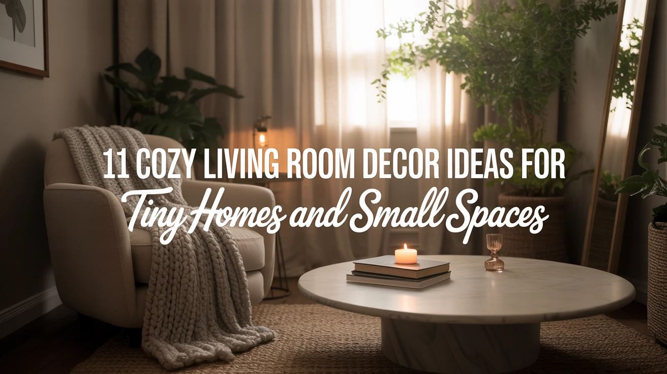 11 Cozy Living Room Decor Ideas for Tiny Homes and Small Spaces