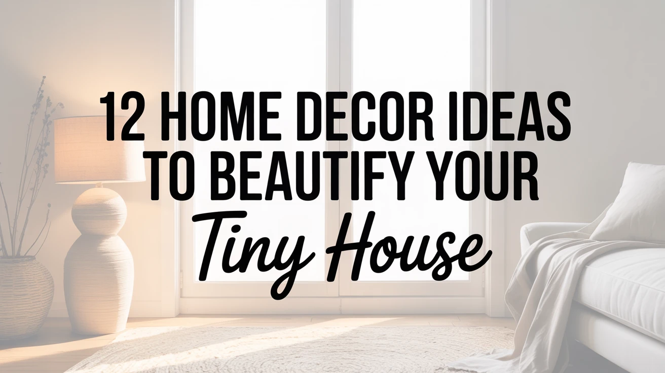 12 Home Decor Ideas to Beautify Your Tiny House