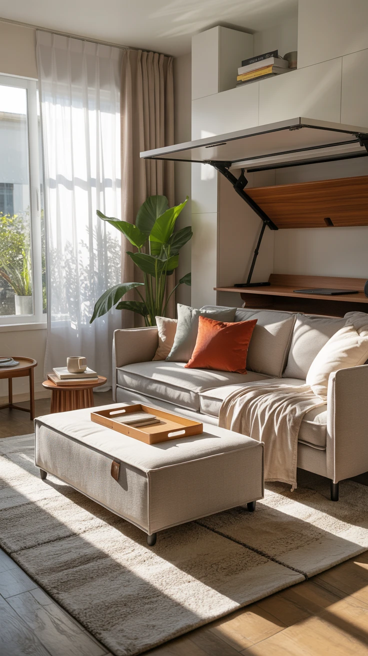 2. Choose Multi-functional Furniture