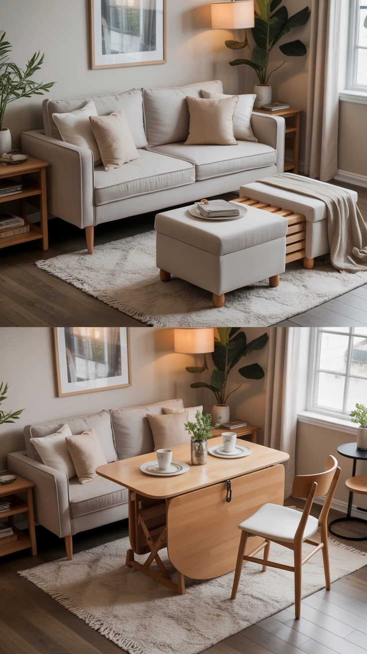 2. Multipurpose Furniture Magic