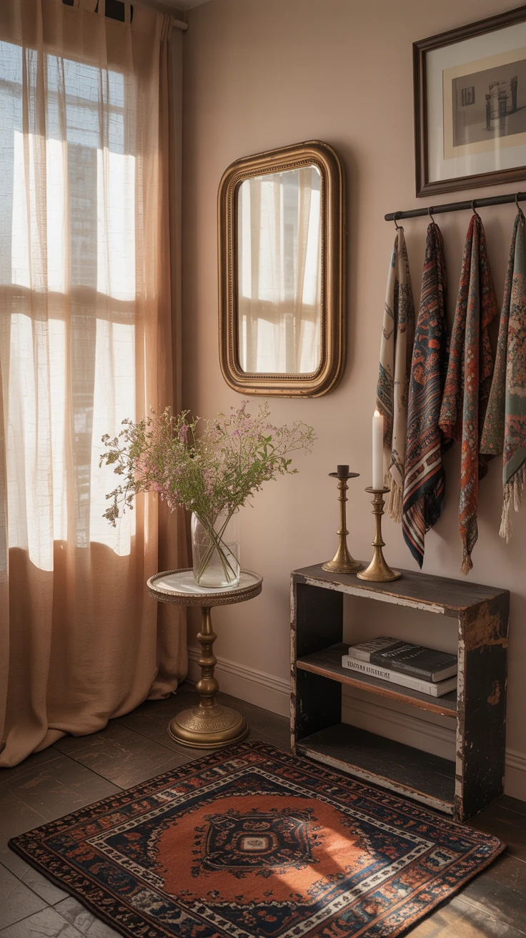 3. Old Meets New: Boho Vintage Charm