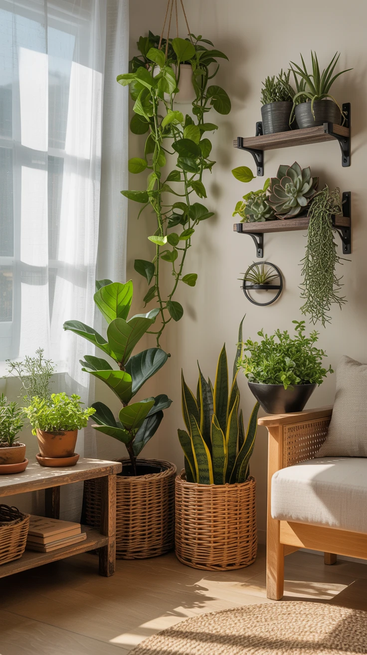 6. Add Greenery for Vibrancy