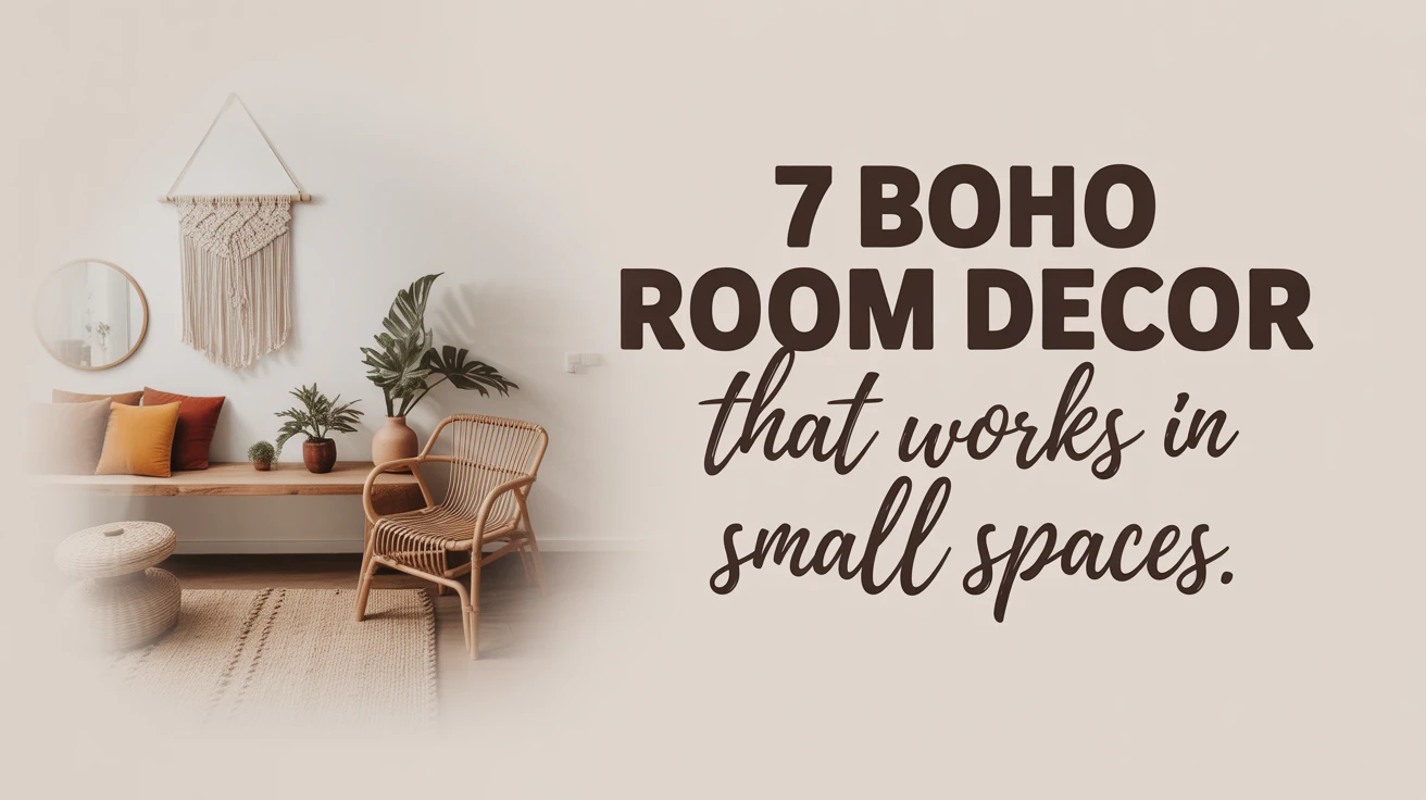 7 Boho Room Decor That Works in Small Spaces