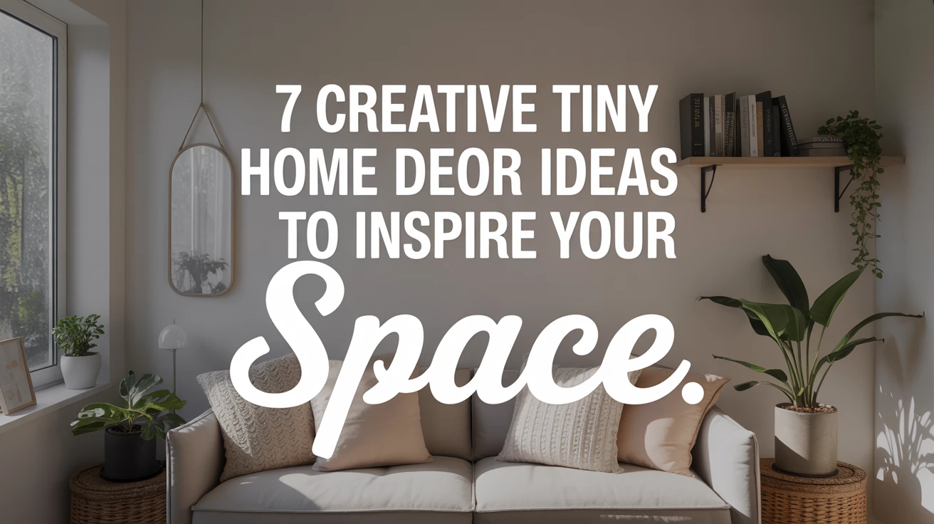 7 Creative Tiny Home Decor Ideas to Inspire Your Space