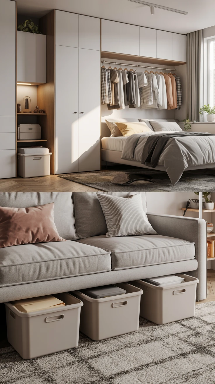 8. Hidden Spaces: Making the Most of Under-Furniture Storage