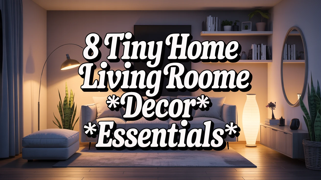 8 Tiny Home Living Room Decor Essentials