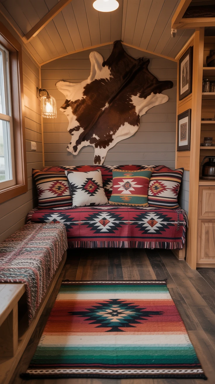 Bring in Warmth with Western Patterned Textiles