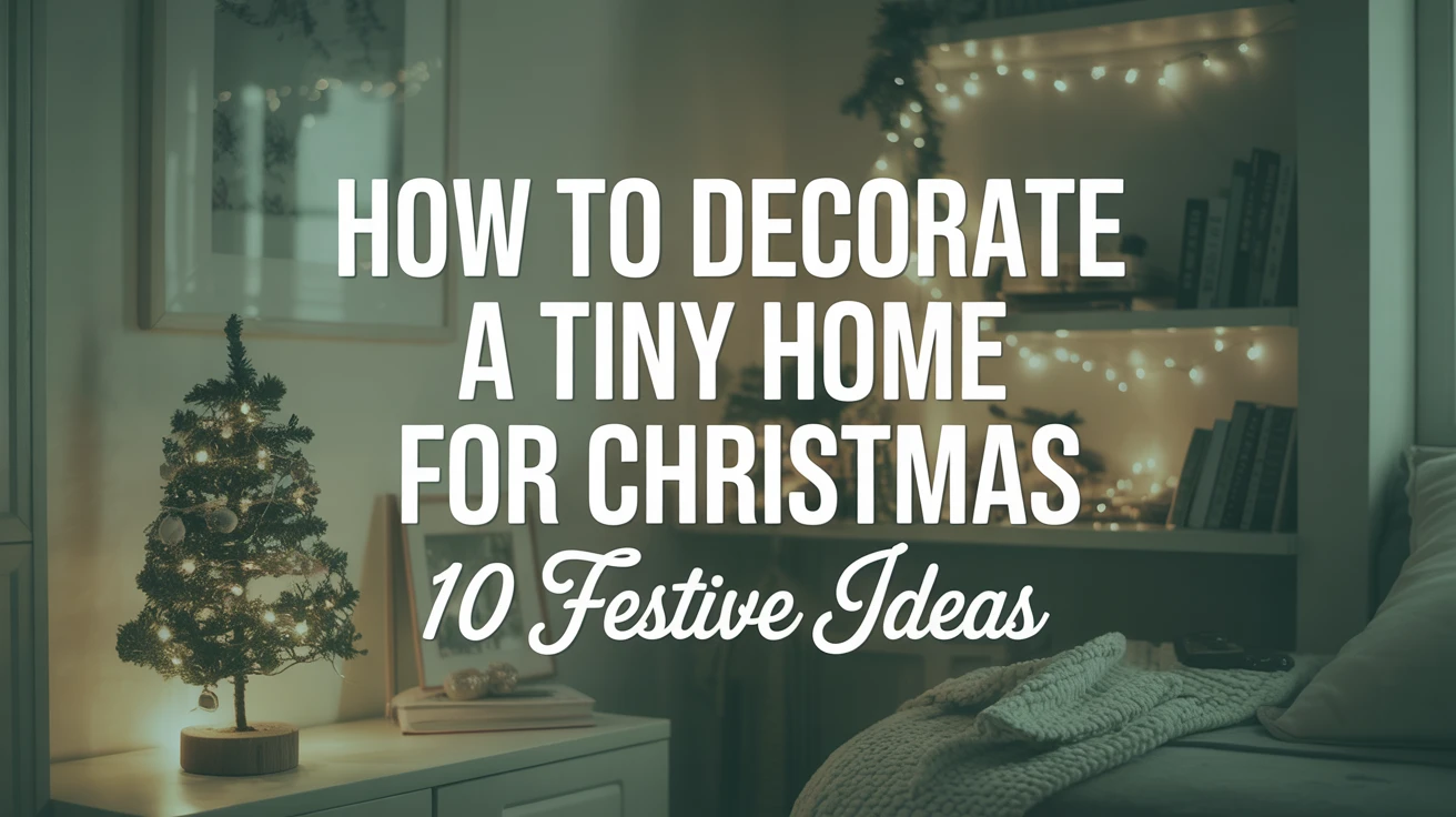 How to Decorate a Tiny Home for Christmas: 10 Festive Ideas