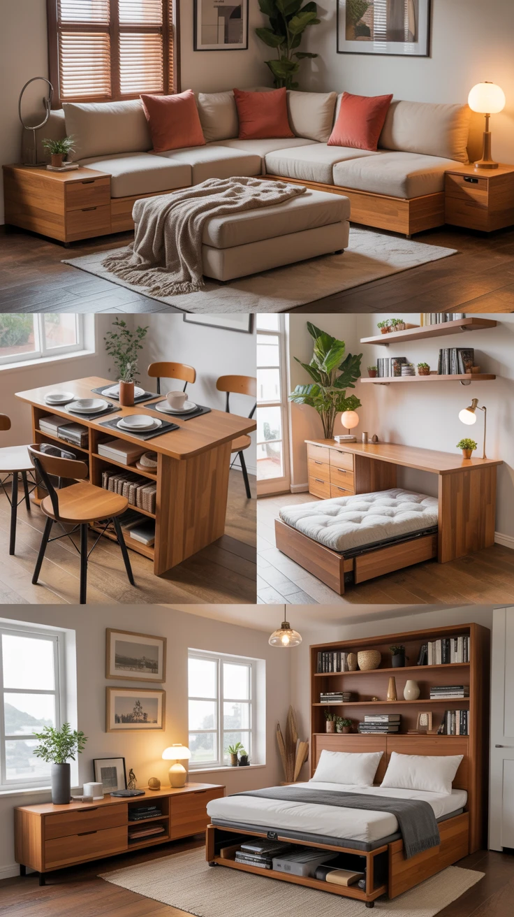 1. Embrace Multi-Functional Furniture