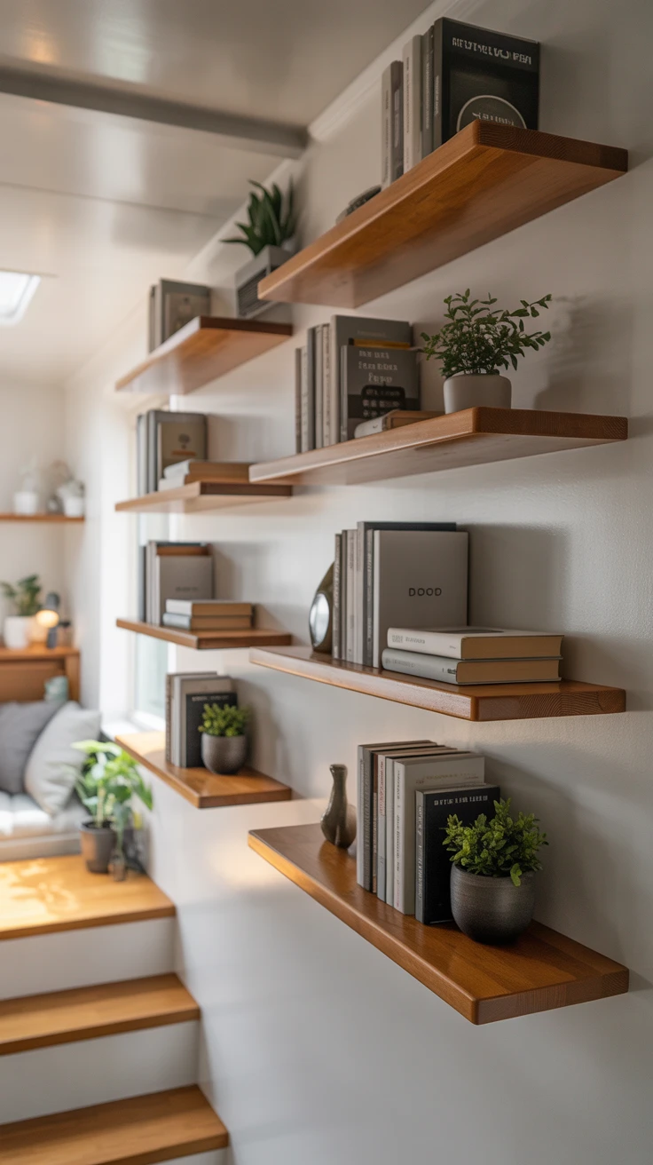1. Floating Shelves: Elevate Your Storage with Style