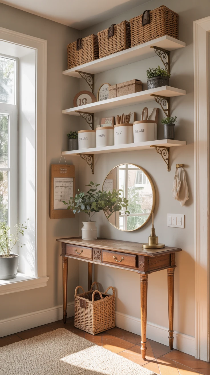 1. Maximize Vertical Space with Wall-Mounted Shelves