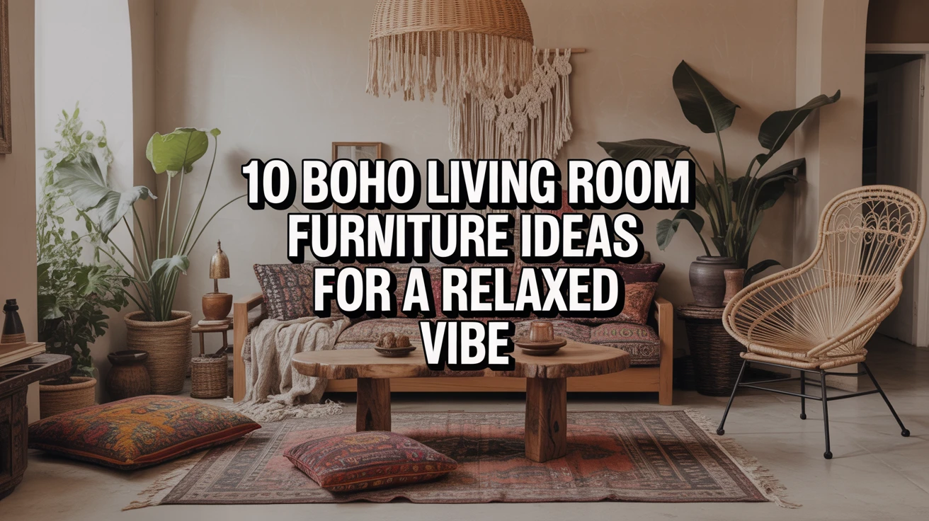 10 Boho Living Room Furniture Ideas for a Relaxed Vibe