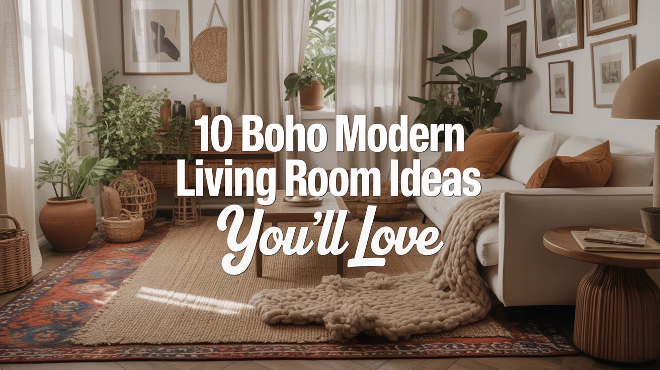 10 Boho Modern Living Room Ideas You’ll Love