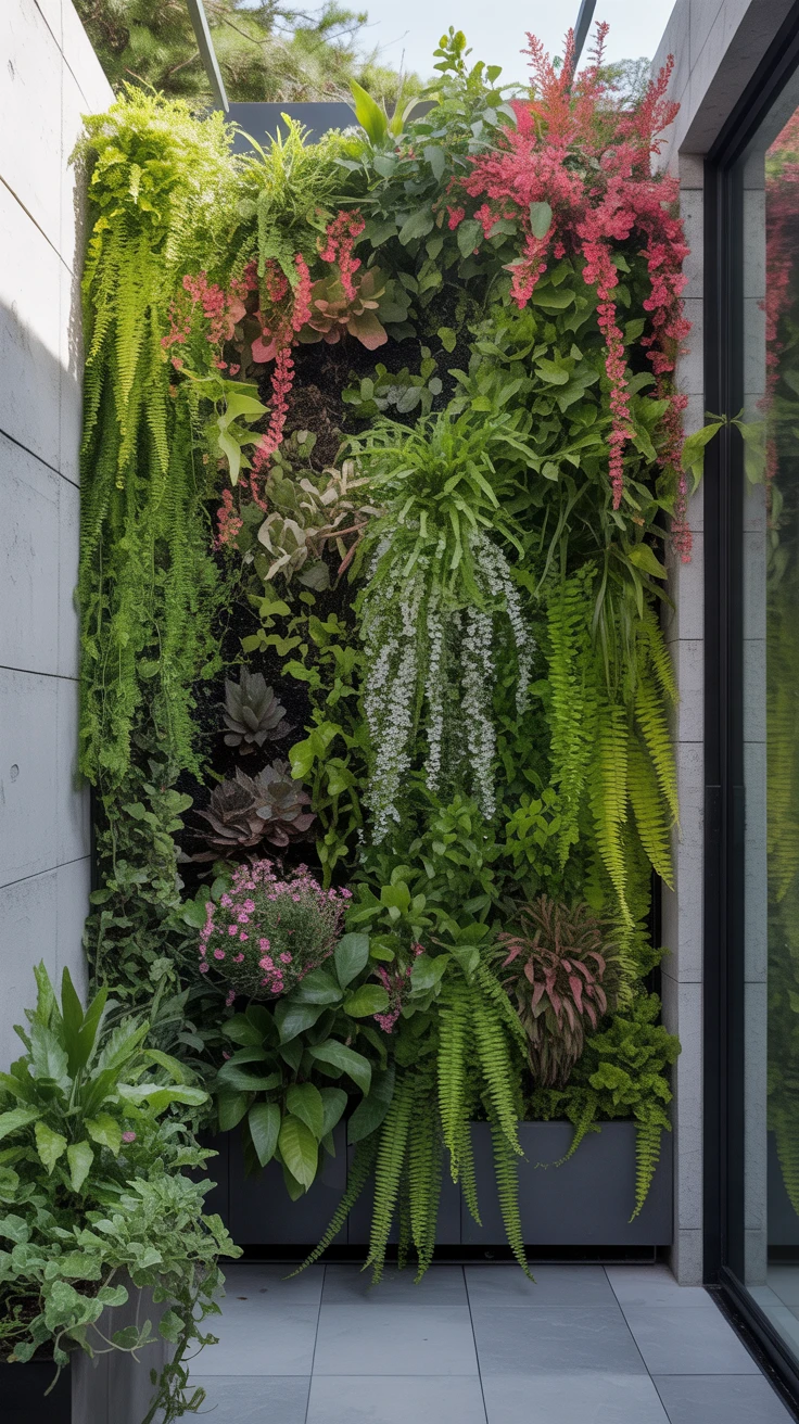 10. Lush Vertical Gardens
