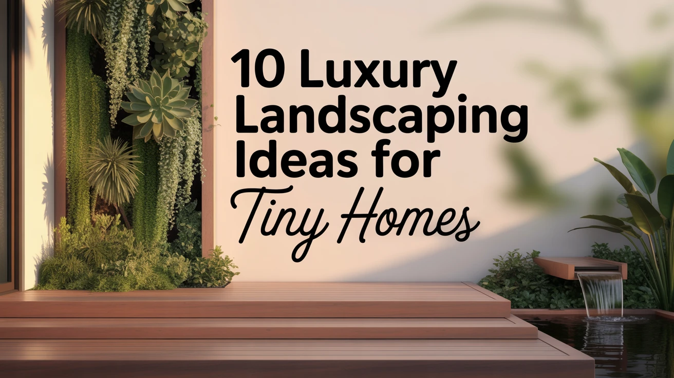 10 Luxury Landscaping Ideas for Tiny Homes