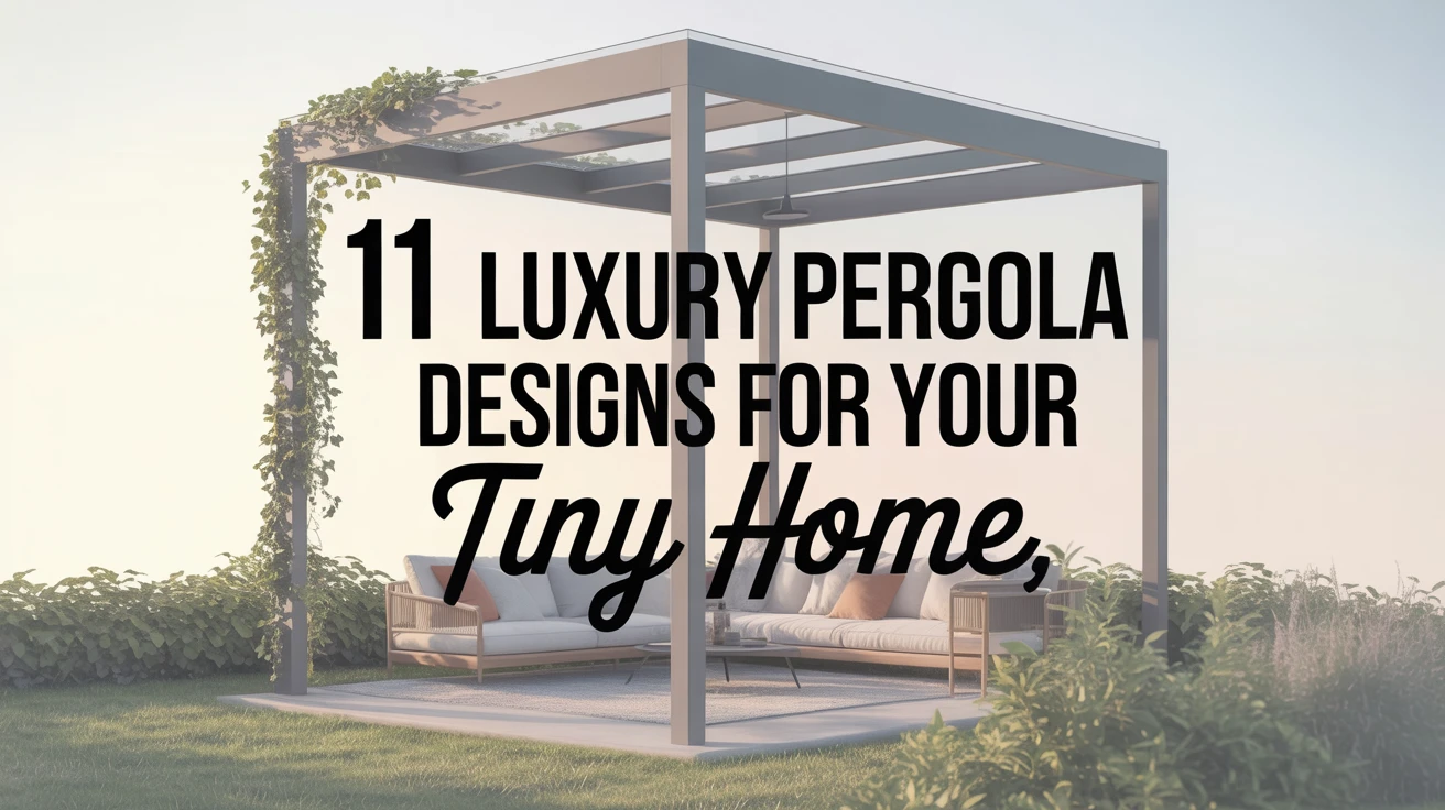 11 Luxury Pergola Designs for Your Tiny Home
