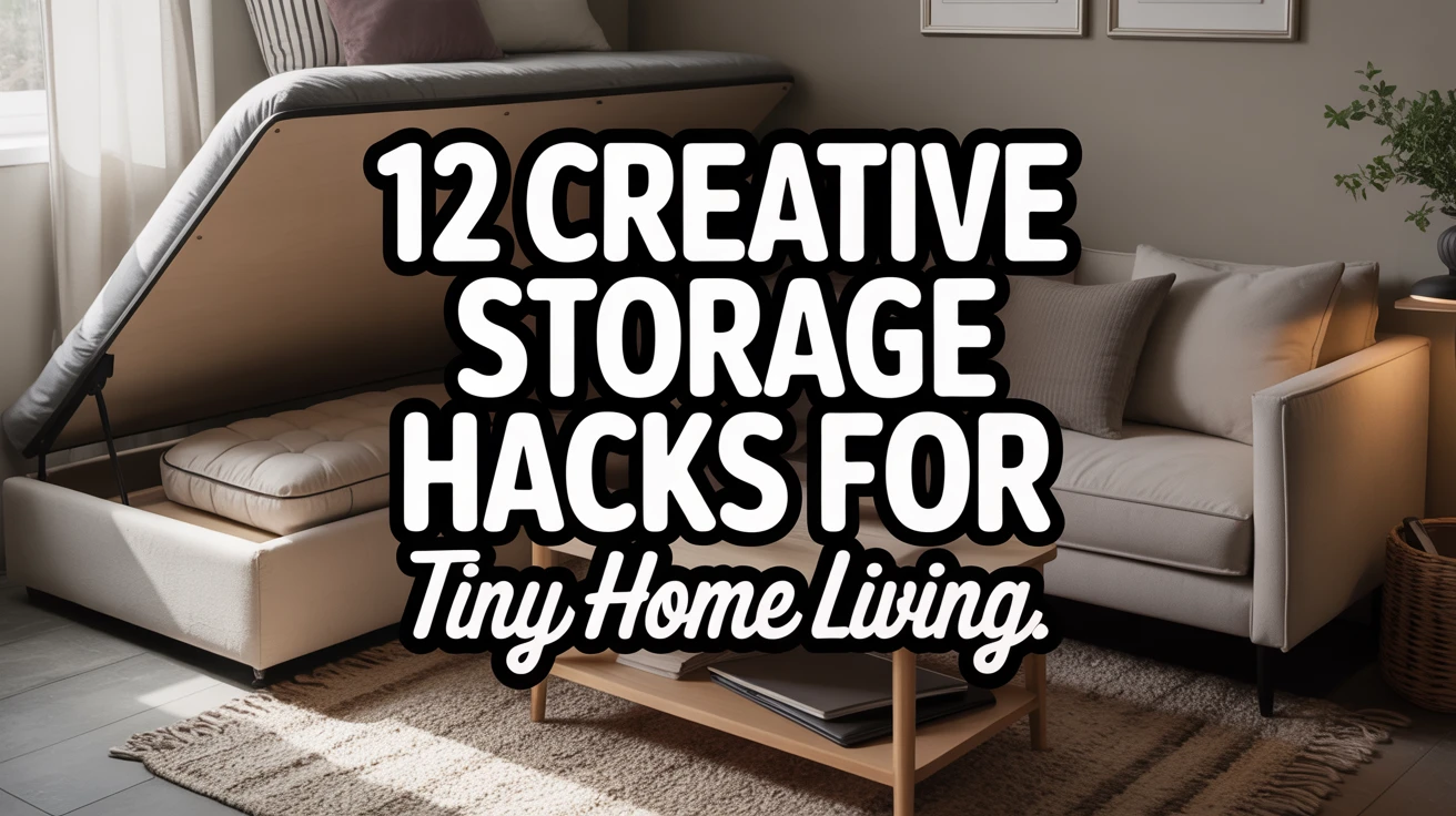 12 Creative Storage Hacks for Tiny Home Living