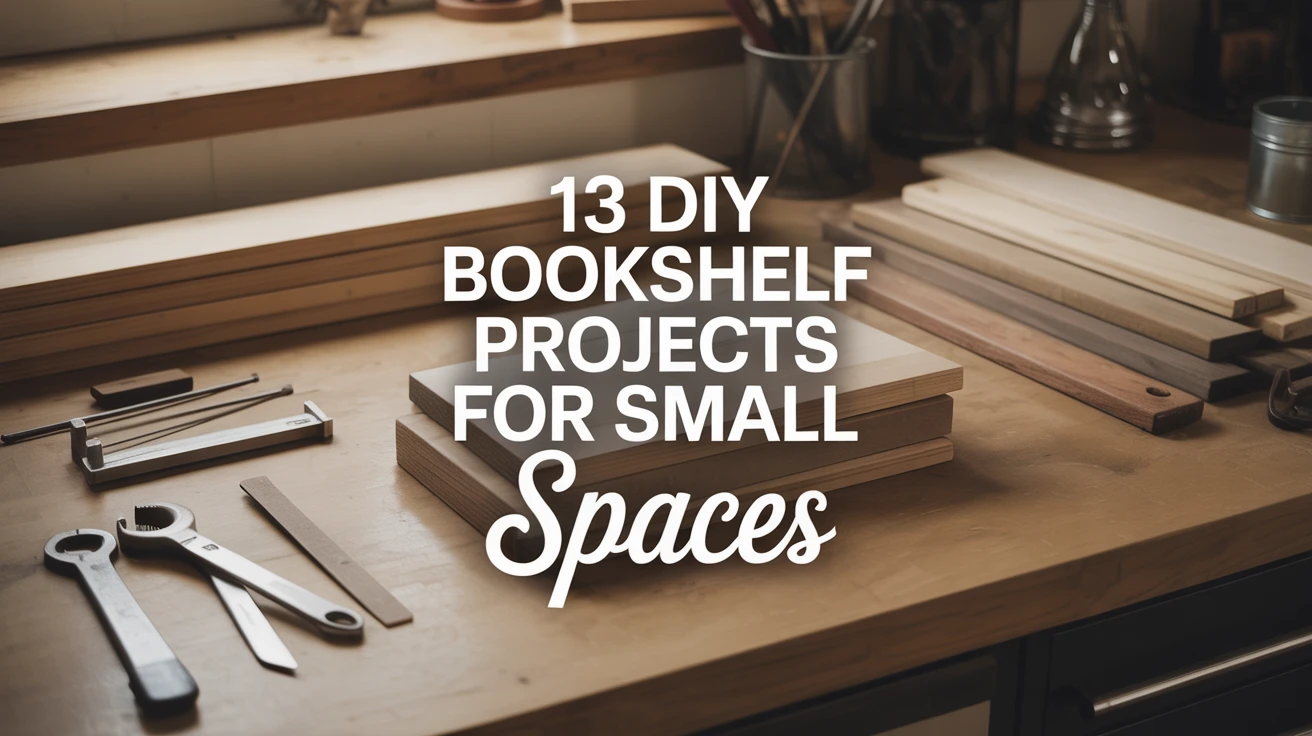 13 DIY Bookshelf Projects for Small Spaces