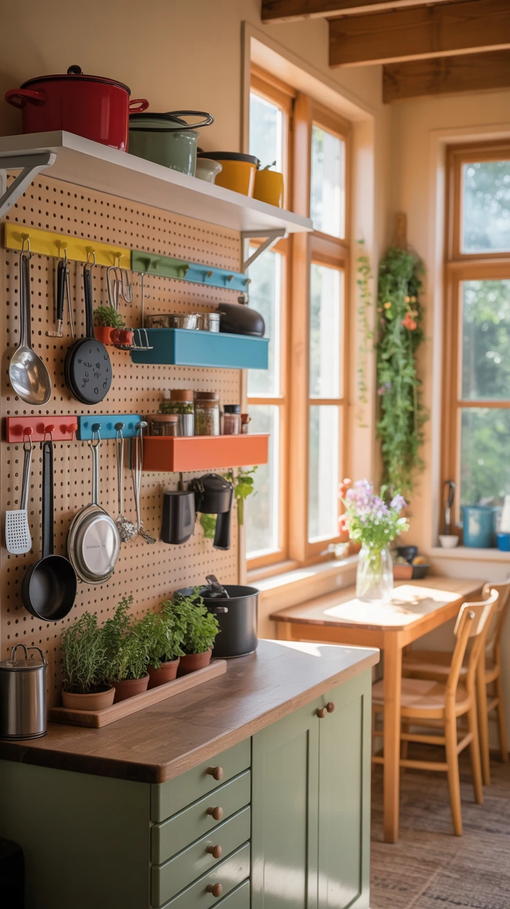 15. Pegboard Systems: Versatility Personified
