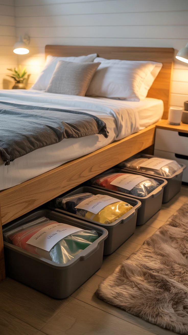 2. Harness Under-Bed Space