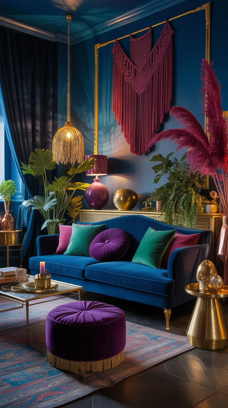 2. Jewel Tones for a Luxurious Look