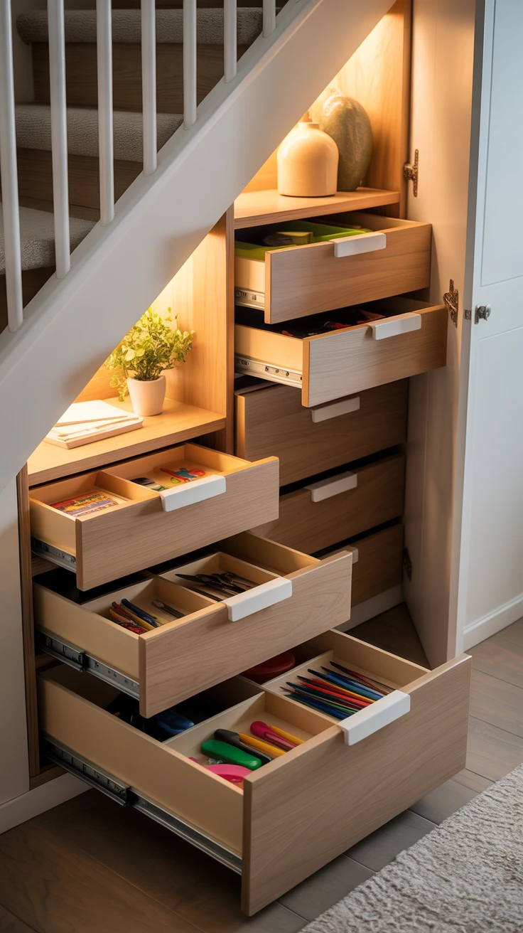 2. Pull-out Drawers