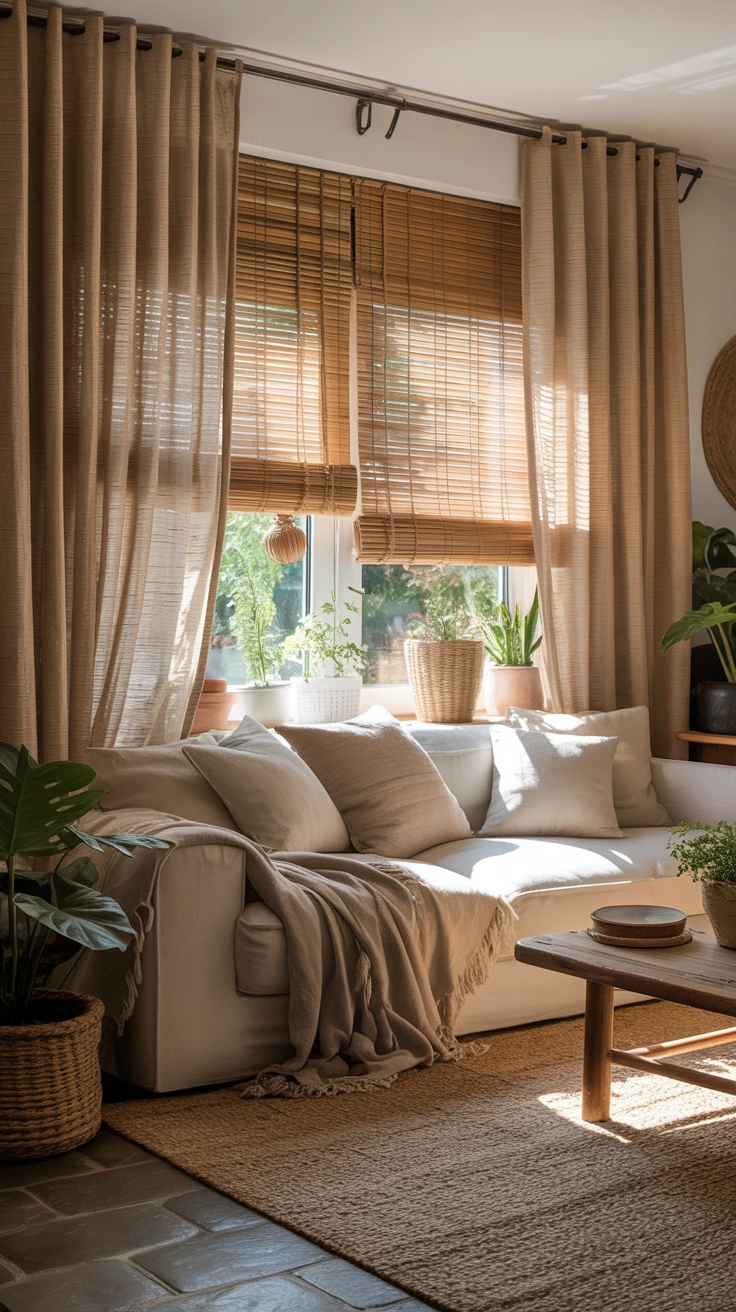 3. Earthy and Natural Fabrics