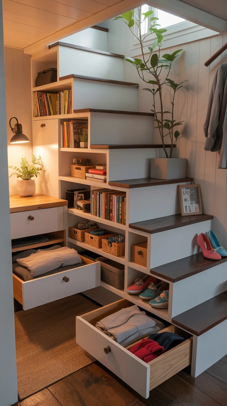 4. Under-Stairs Storage: Unused Potential