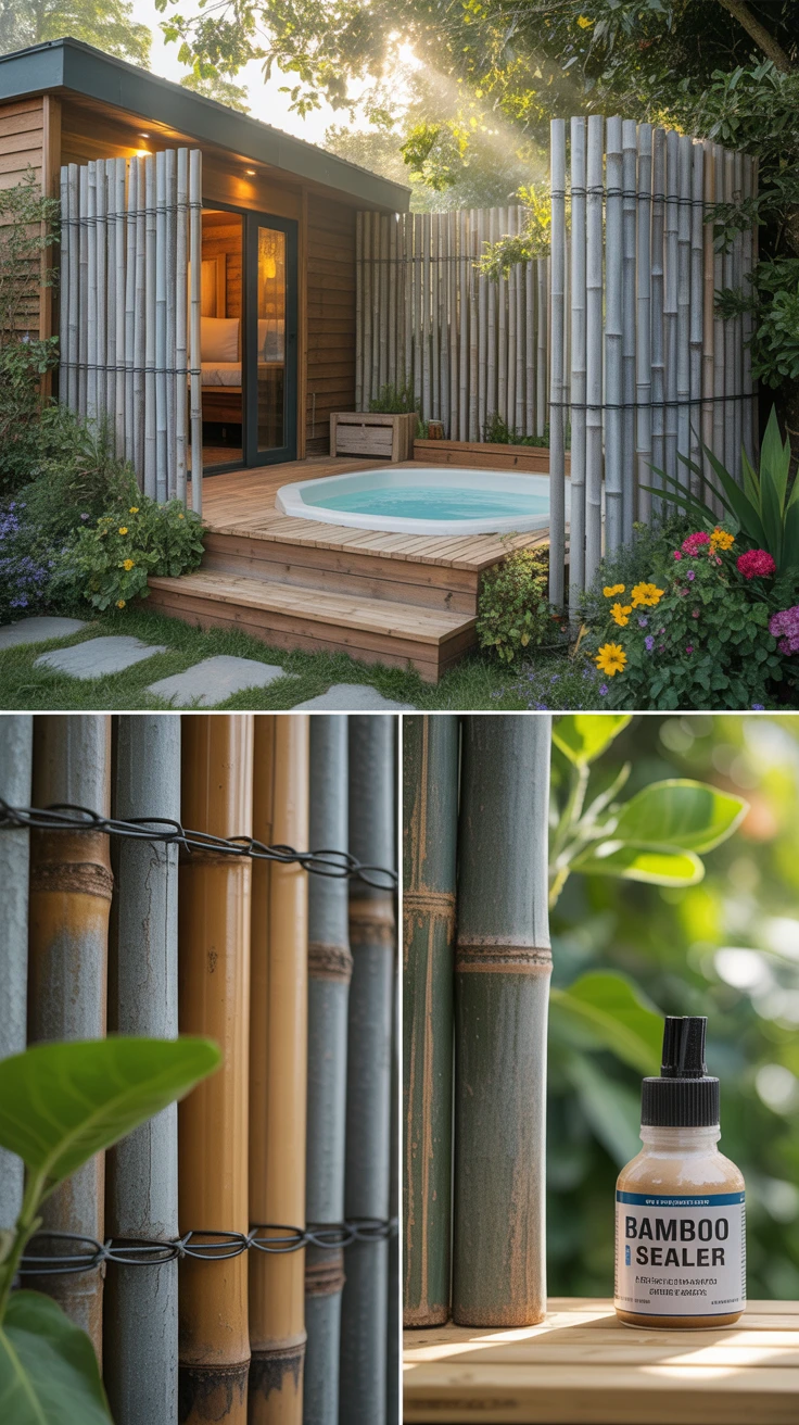 5. Bamboo Fencing: Natural and Sustainable