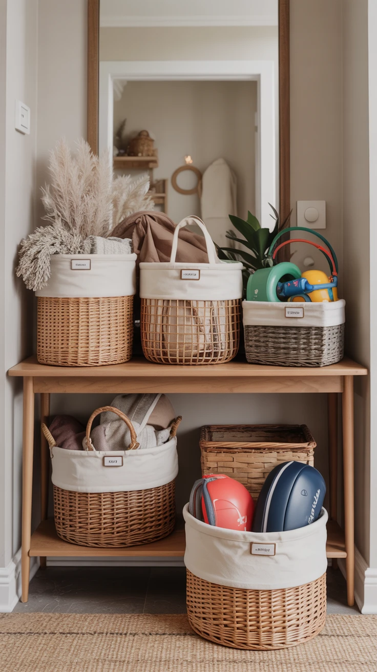 5. Basket Case: Stylish Baskets and Bins