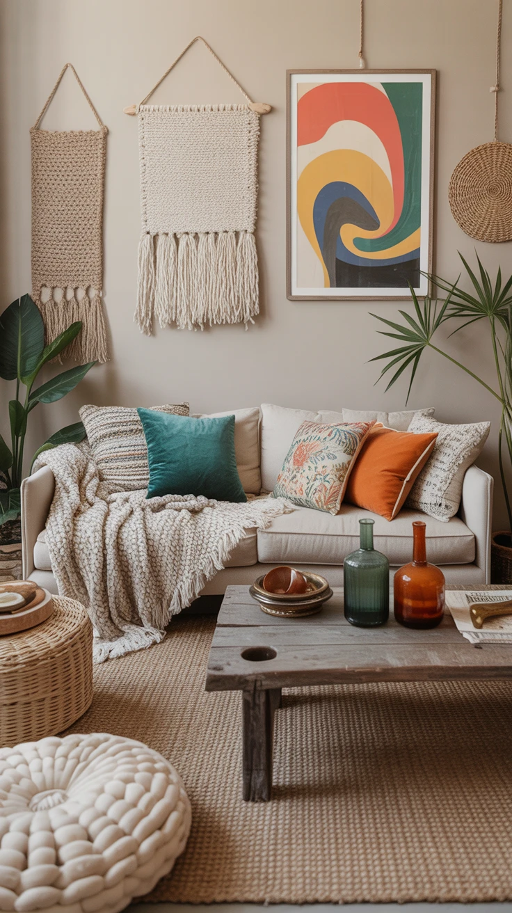 5. Neutral Base with Colorful Accents
