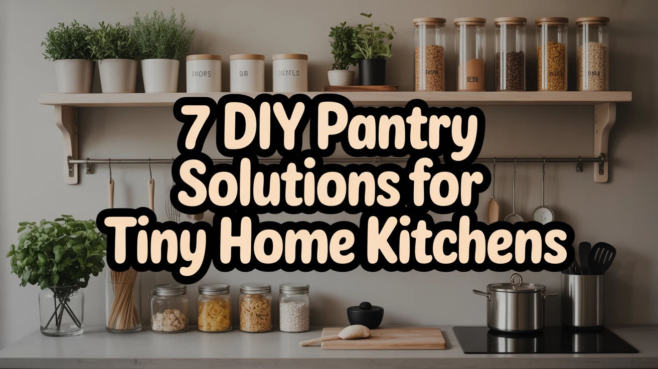7 DIY Pantry Solutions for Tiny Home Kitchens