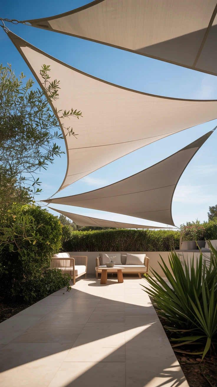 7. Privacy Sails: Shade and Seclusion