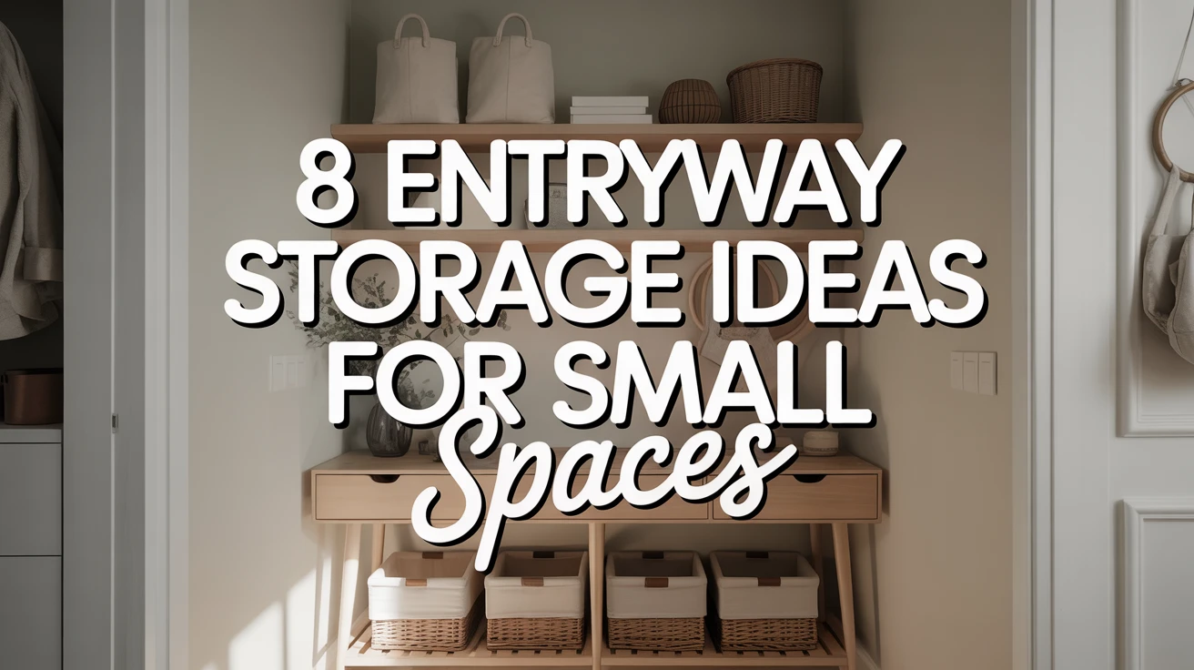 8 Entryway Storage Ideas for Small Spaces