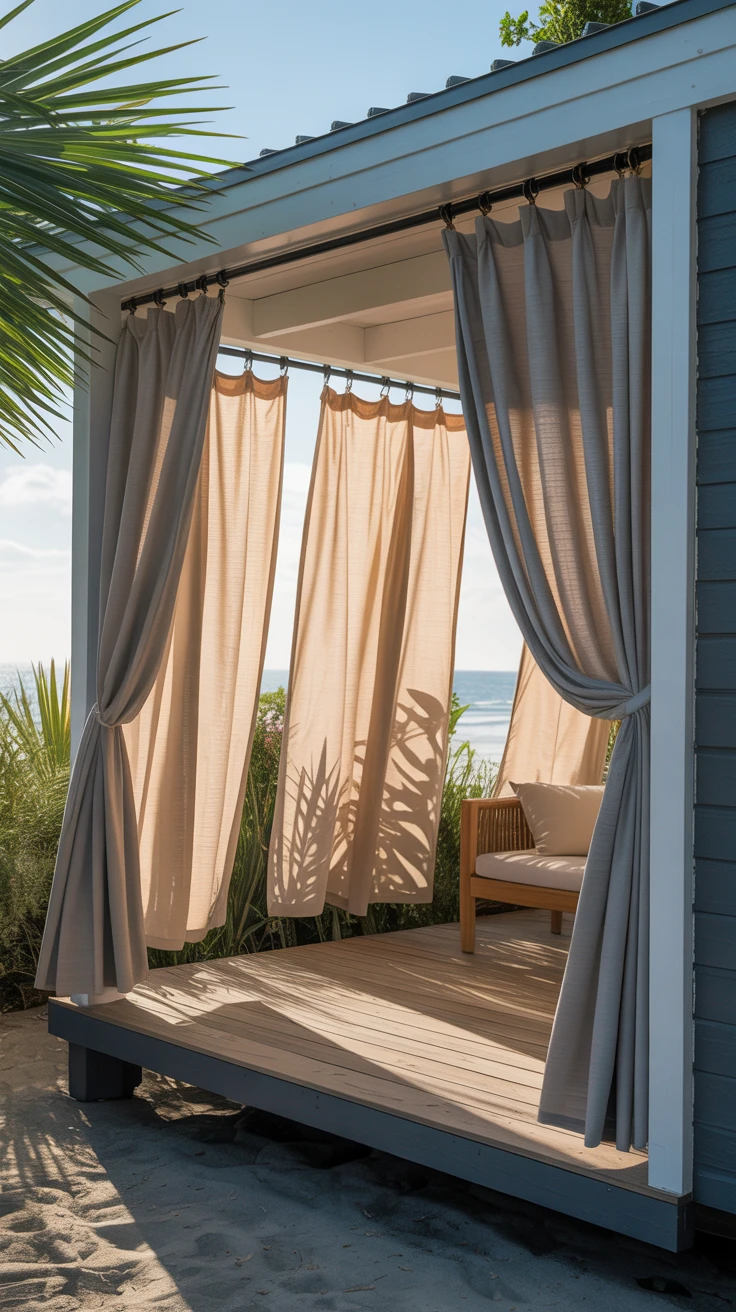 8. Outdoor Curtains: Soft and Sensational