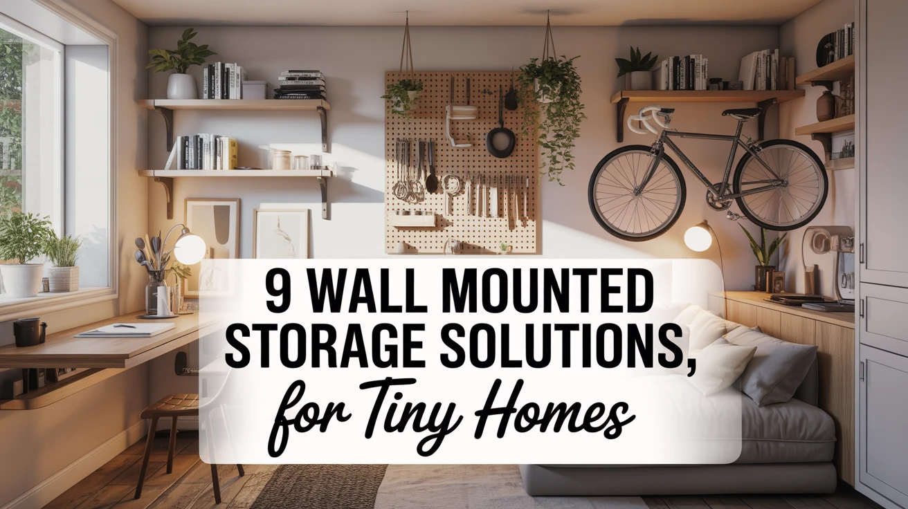 9 Wall Mounted Storage Solutions for Tiny Homes