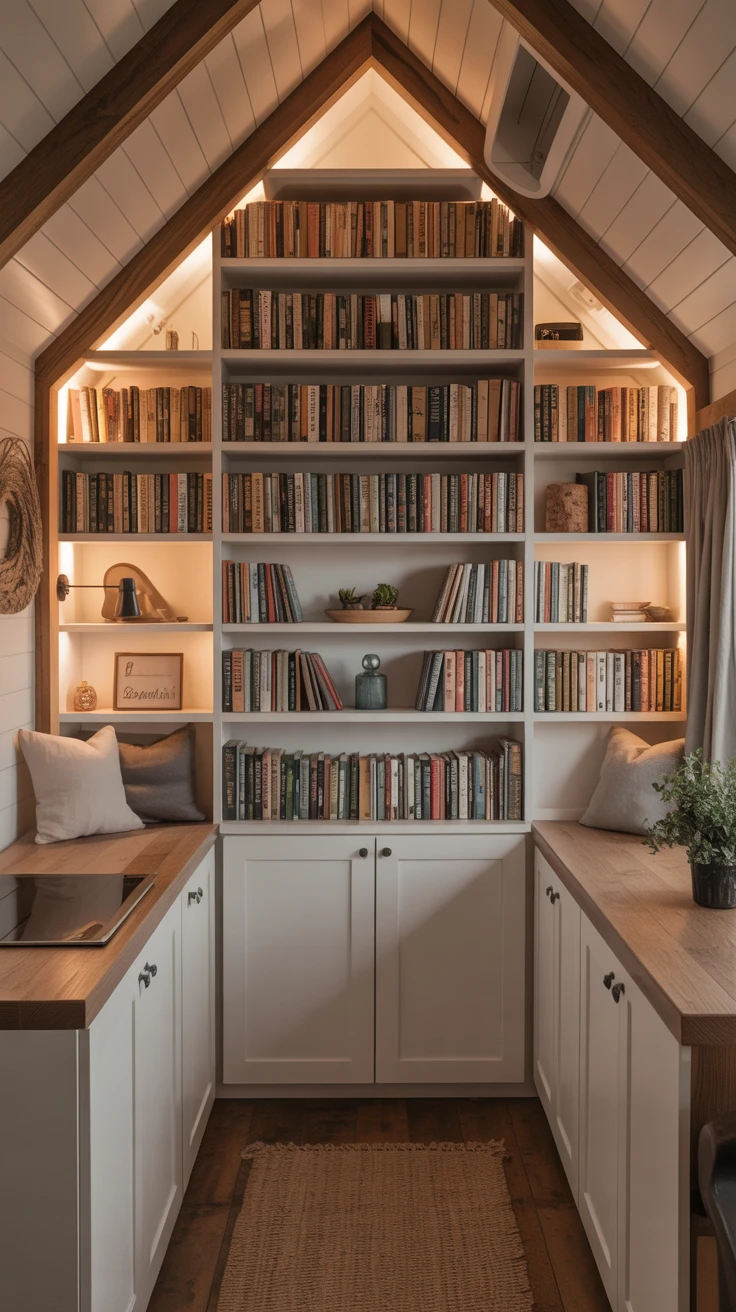 1. Install Built-in Shelving