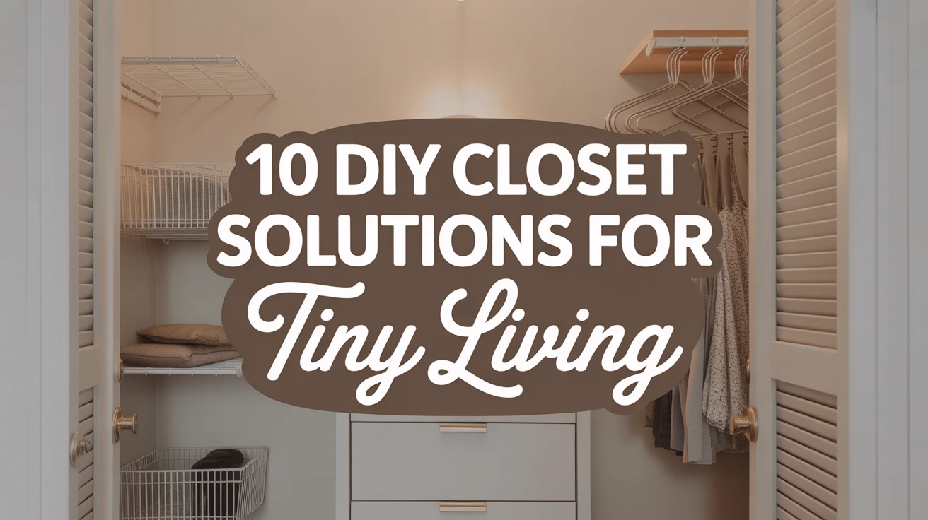 10 DIY Closet Solutions for Tiny Living