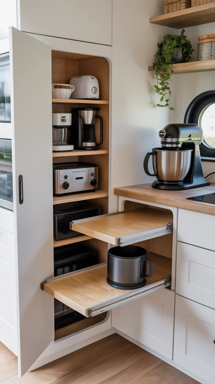 11. Compact Appliance Storage