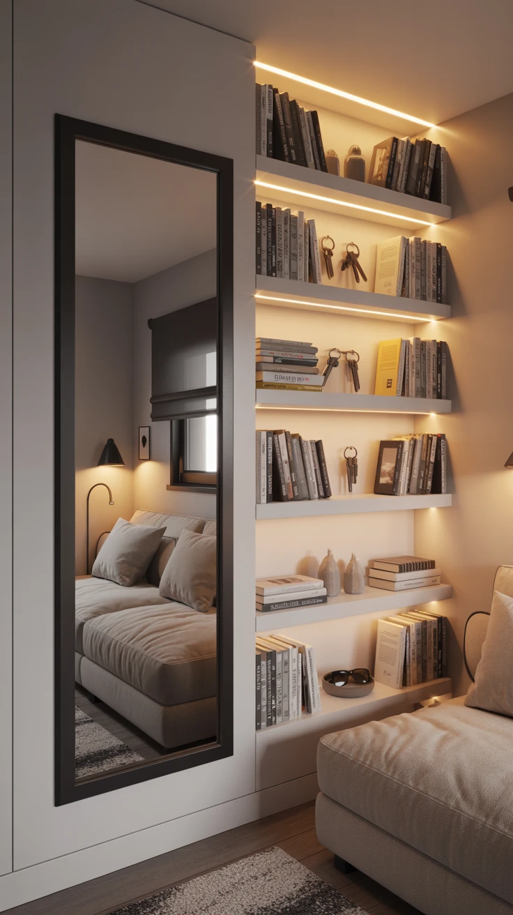 11. Hidden Bookshelves