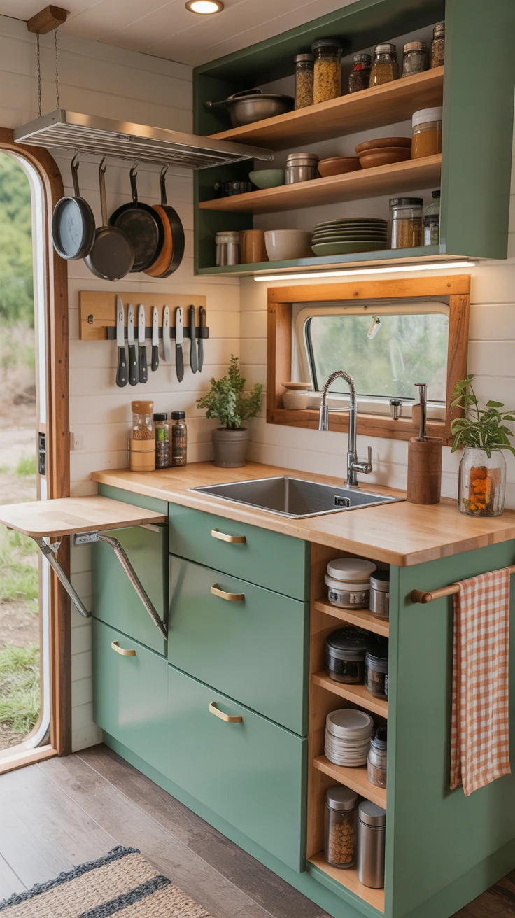 12. Pro Tips for Tiny House Kitchen Storage