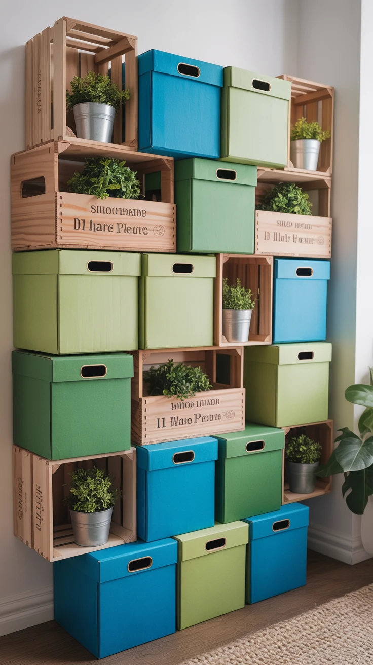 13. Shoebox Shelving