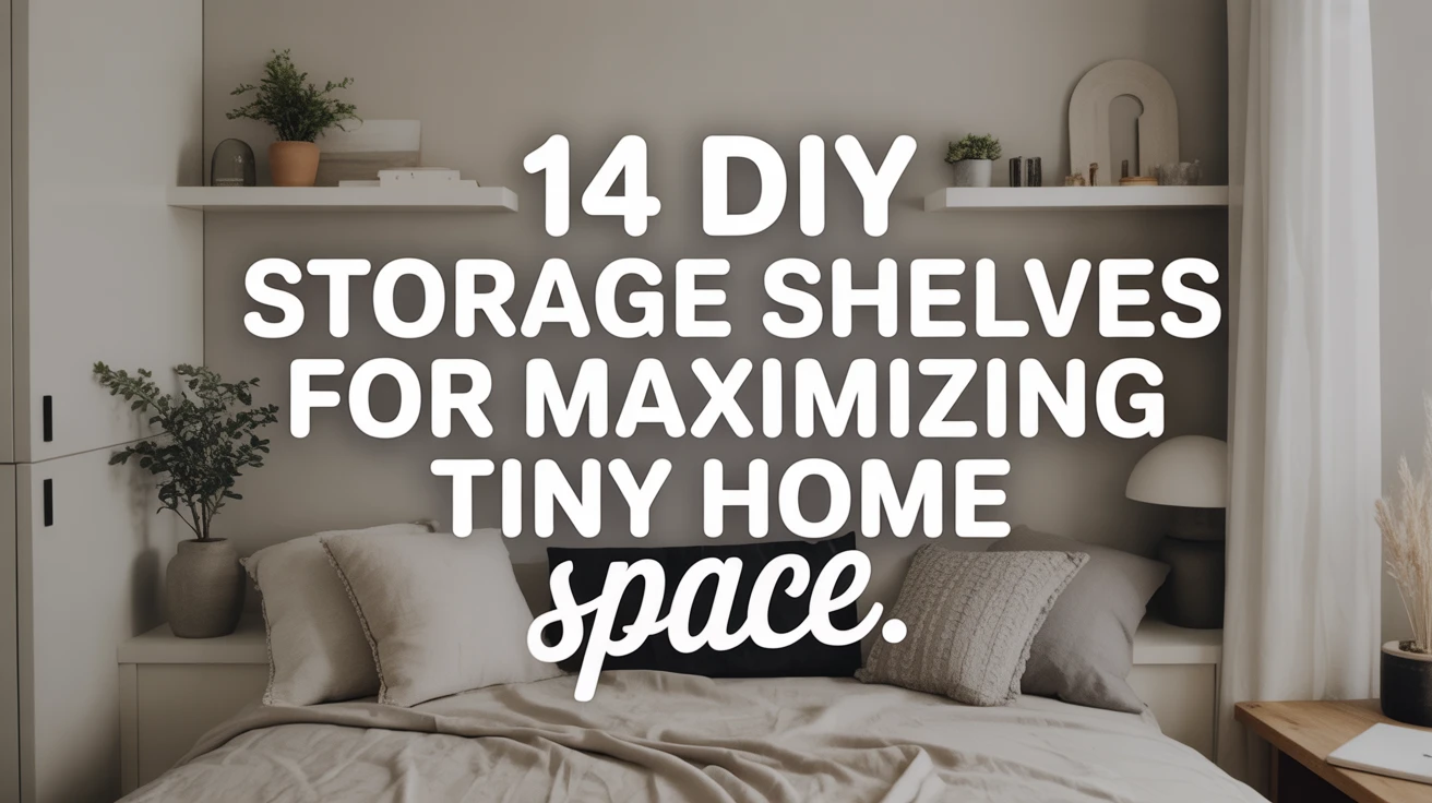 14 DIY Storage Shelves for Maximizing Tiny Home Space