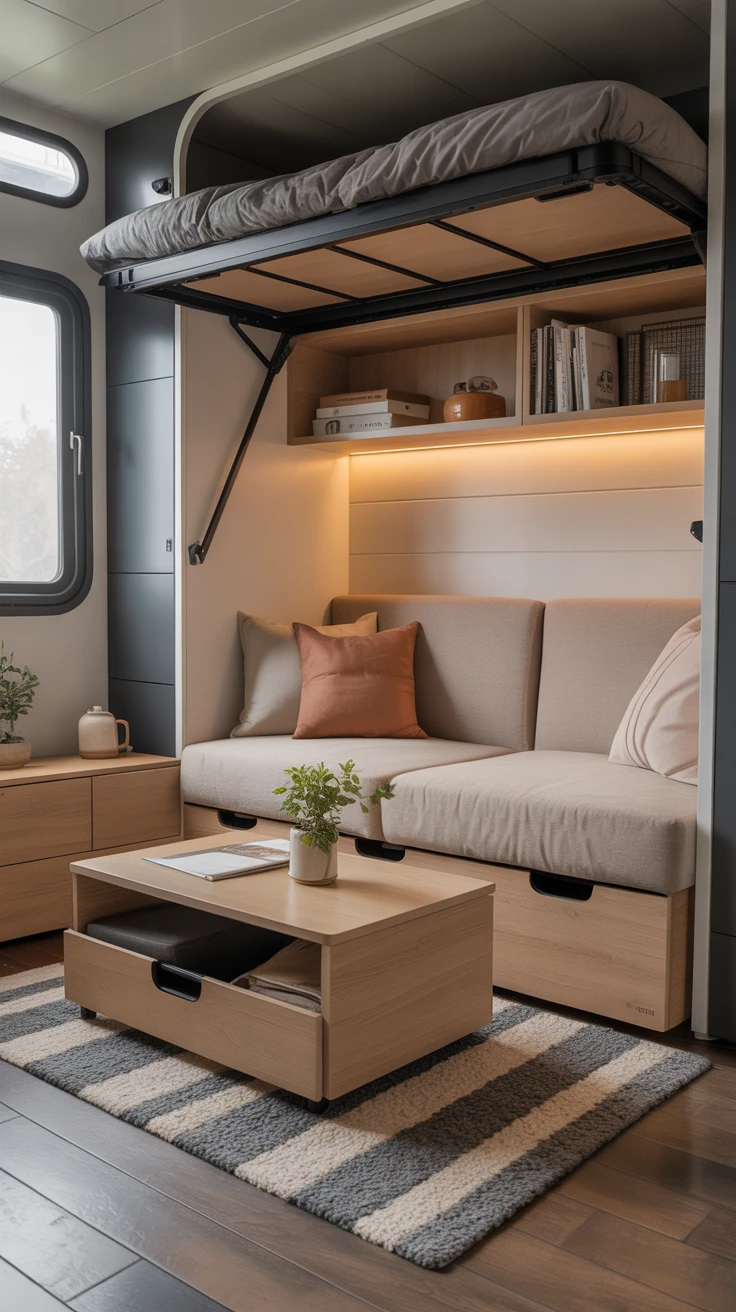 2. Use Multi-functional Furniture