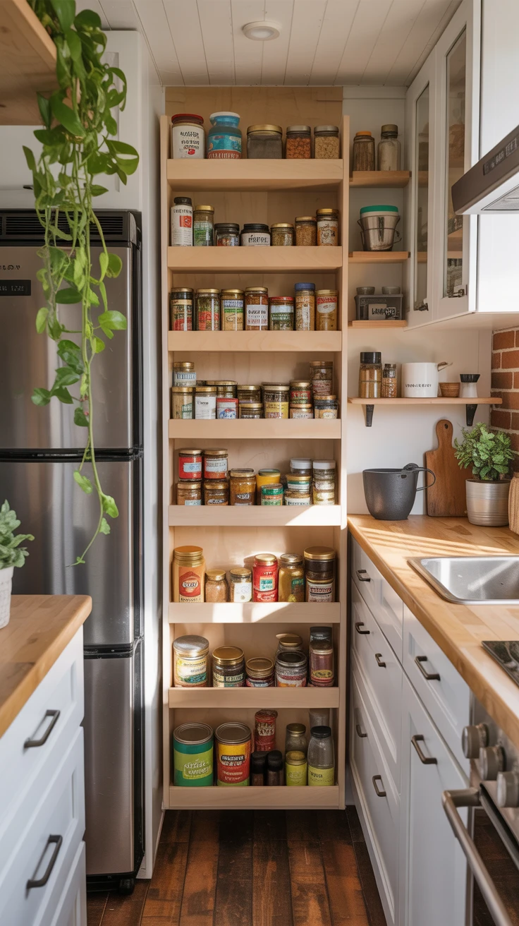 3. Pull-out Pantry Solutions