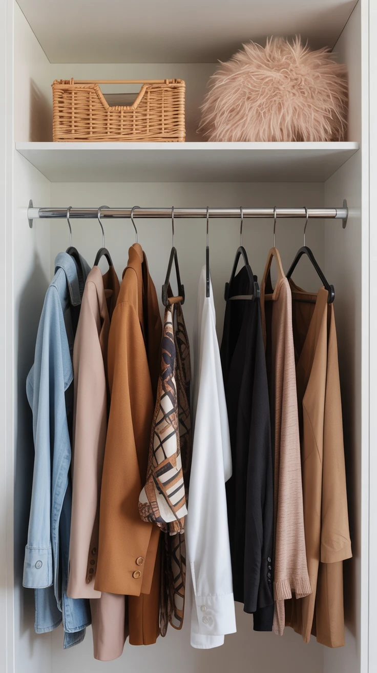 4. Multi-Functional Hangers: Double the Space