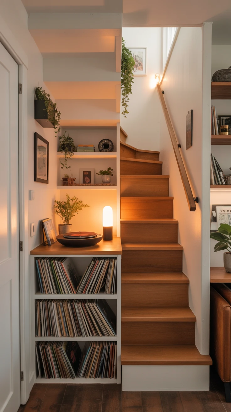 4. Under-the-Stairs Shelving