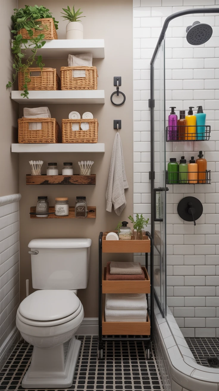9. Bathroom Storage Hacks
