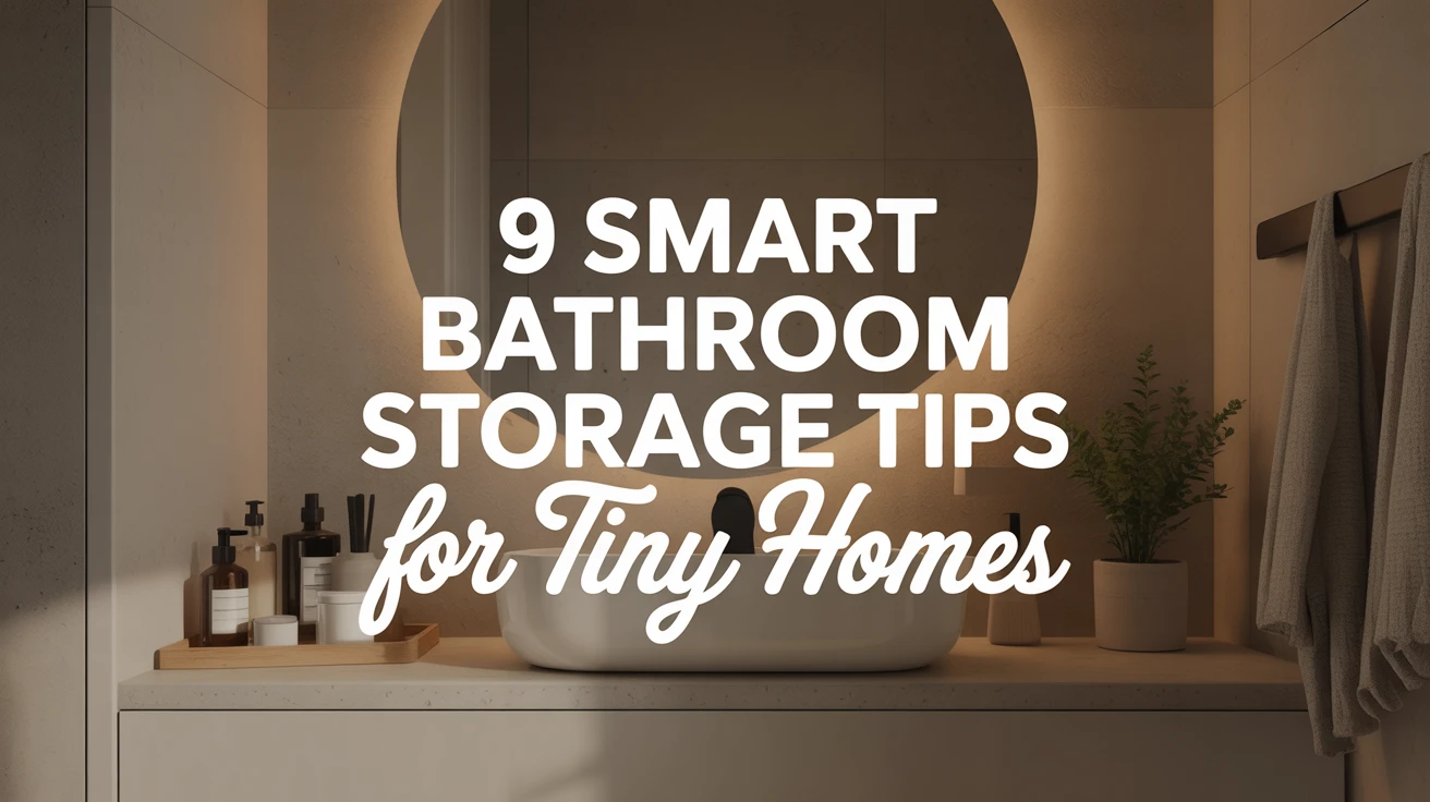 9 Smart Bathroom Storage Tips for Tiny Homes
