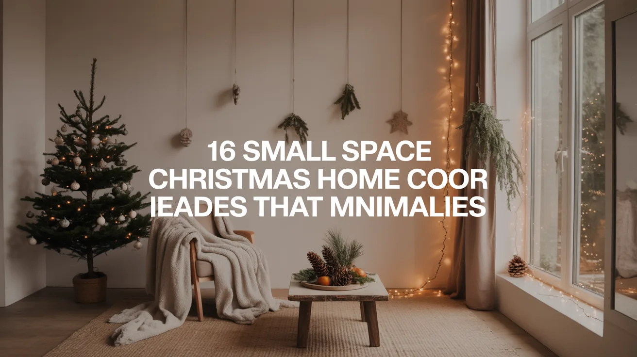 16 Small Space Christmas Home Decor Ideas That Maximize Style hero image